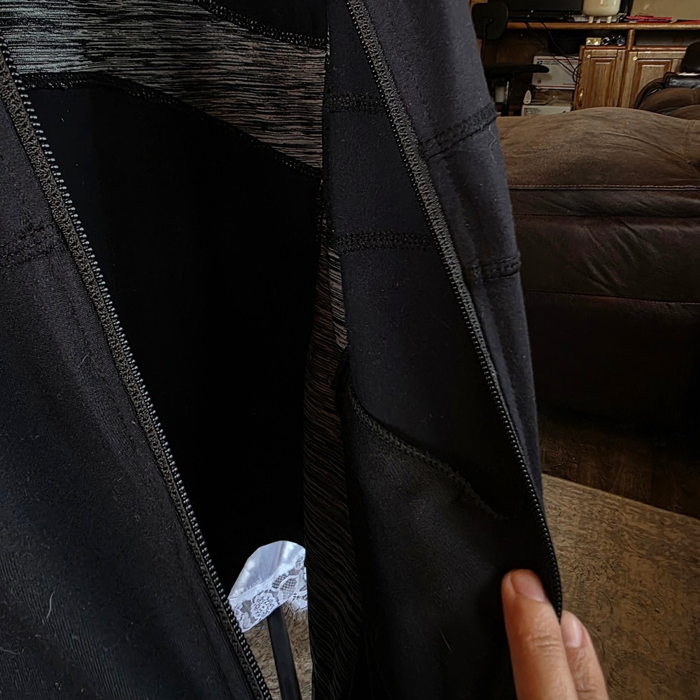 Kyodan Activewear Jacket Medium/Medium Black Gray… - image 4